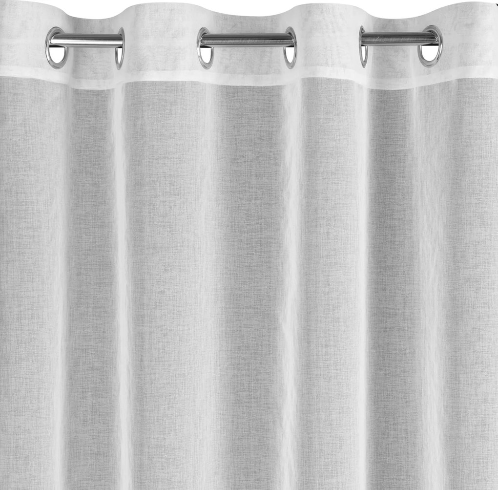 ZÁCLONA NA KRÚŽKOCH TASHA1 140X250 CM VZOROVANÁ