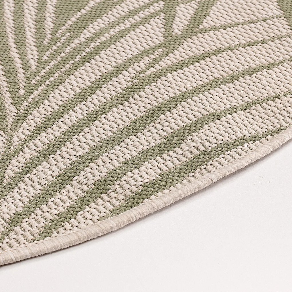 Koberec Lineo beige/jungle green 120cm