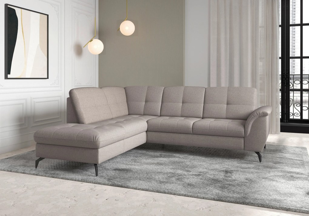 XXXLutz ROHOVÁ SEDAČKA, textil, taupe Sit & More - Sedačky - 000144013380