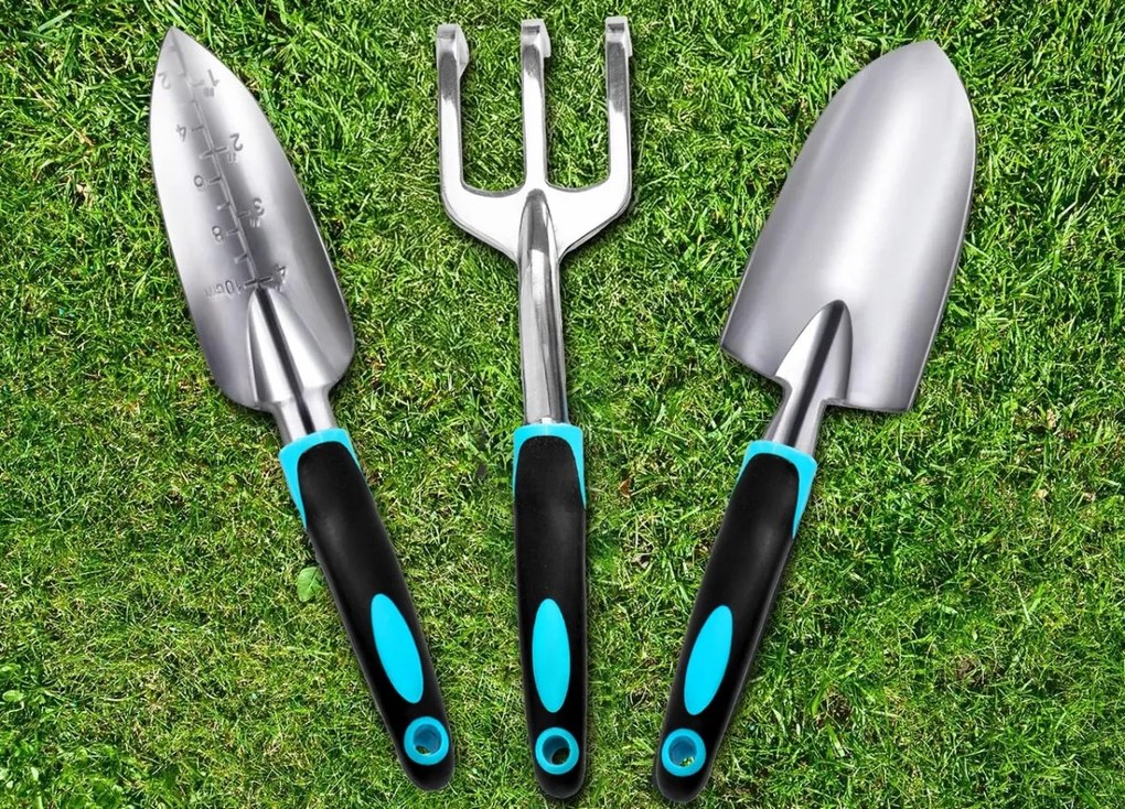 Súprava 6 ks záhradného náradia FUNAF modrá