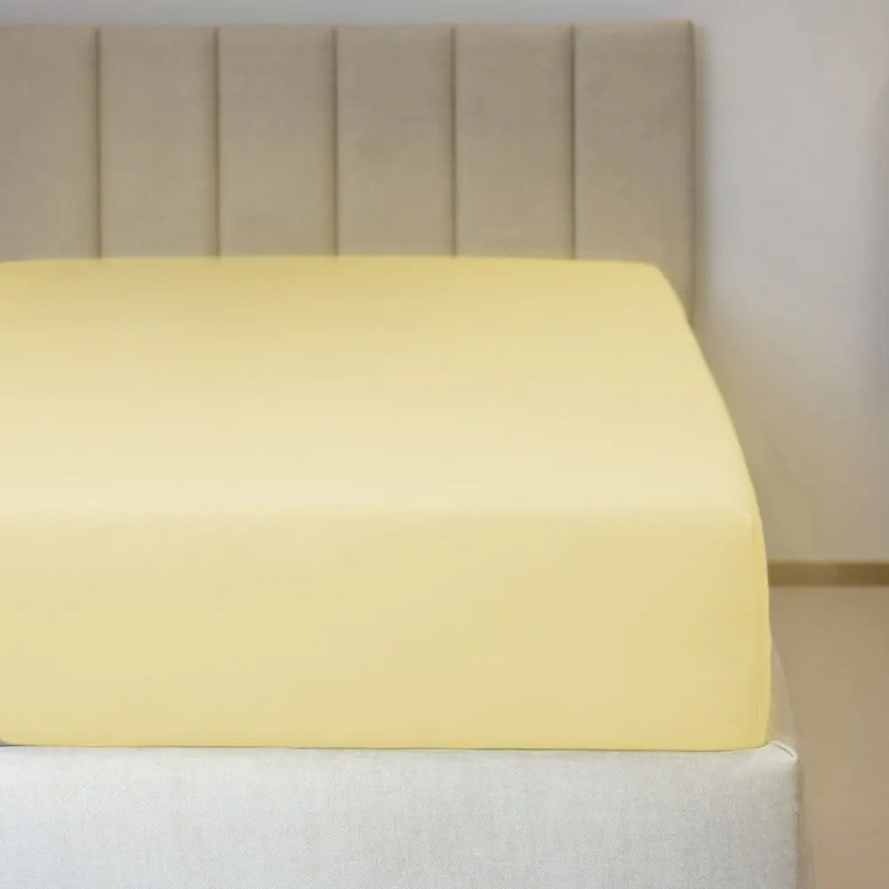 Polášek Jersey plachta s elastanom - Marhuľová | 140 x 200 cm