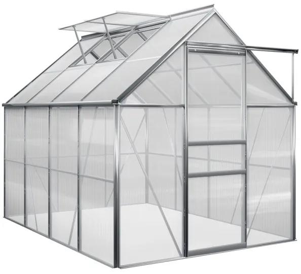 Skleník GWH04/2  ​​4,75m² 7,6m³  + 2 vetracie okná + základňa