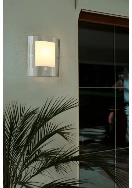 EGLO 88144 - Senzorové vonkajšie nástenné svietidlo CITY 1xE27/15W/230V IP44