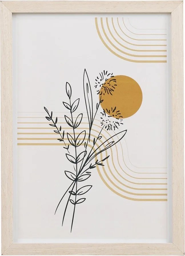 Rámčeky v súprave 3 ks na stenu v svetlo prírodnej farbe 21x30 cm Madison – House Nordic