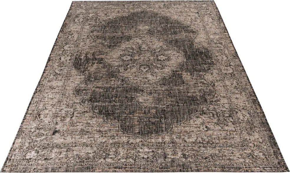 Obsession, DOPREDAJ: 120x170 cm Kusový koberec Nordic 875 grey – na ven i na doma, 120x170, šedá, chodba / predsieň