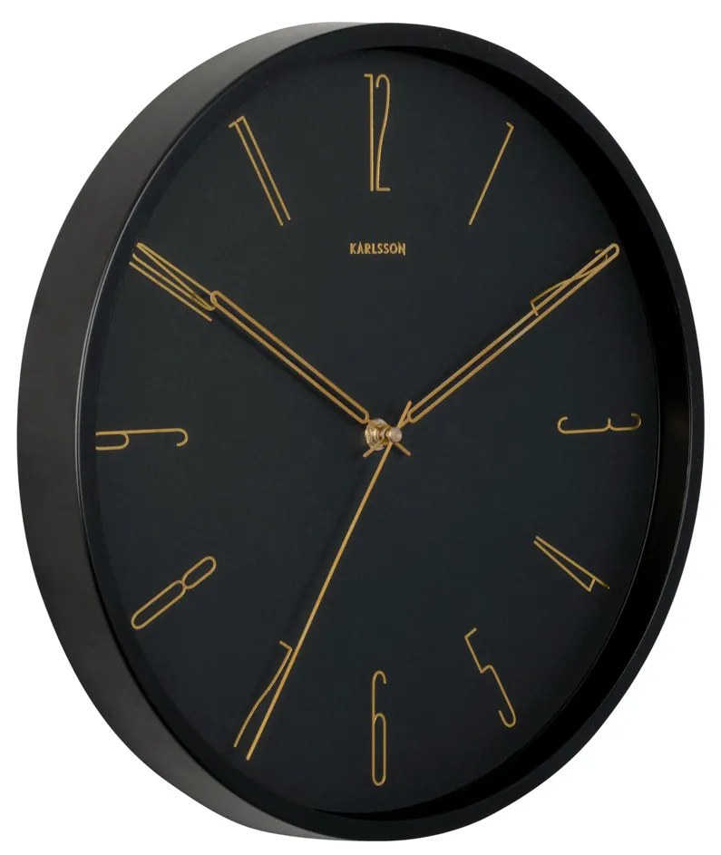 Nástenné hodiny Karlsson KA5898BK, 35cm