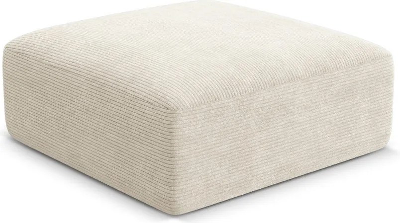 Béžová menčestrová podnožka Campi – Cosmopolitan Design