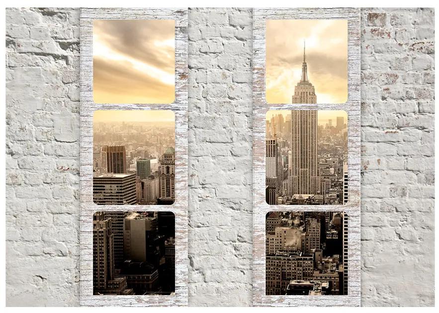 Artgeist Fototapeta - New York: view from the window Veľkosť: 147x105, Verzia: Samolepiaca