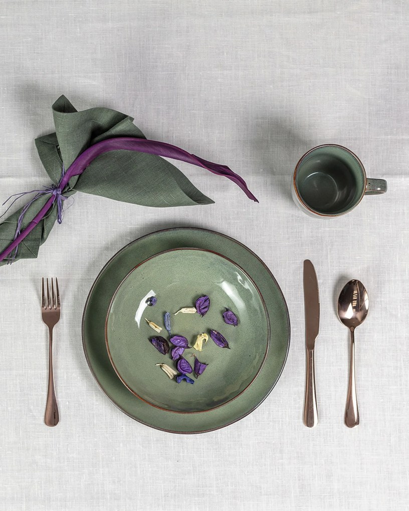 Hlboký tanier Gelato ⌀21cm green