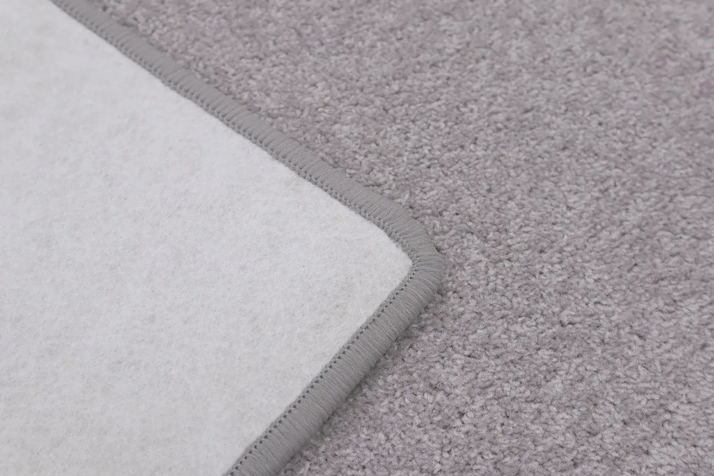 Betap carpets Behúň na mieru Eton sivý 73 - šíre 60 cm s obšitím
