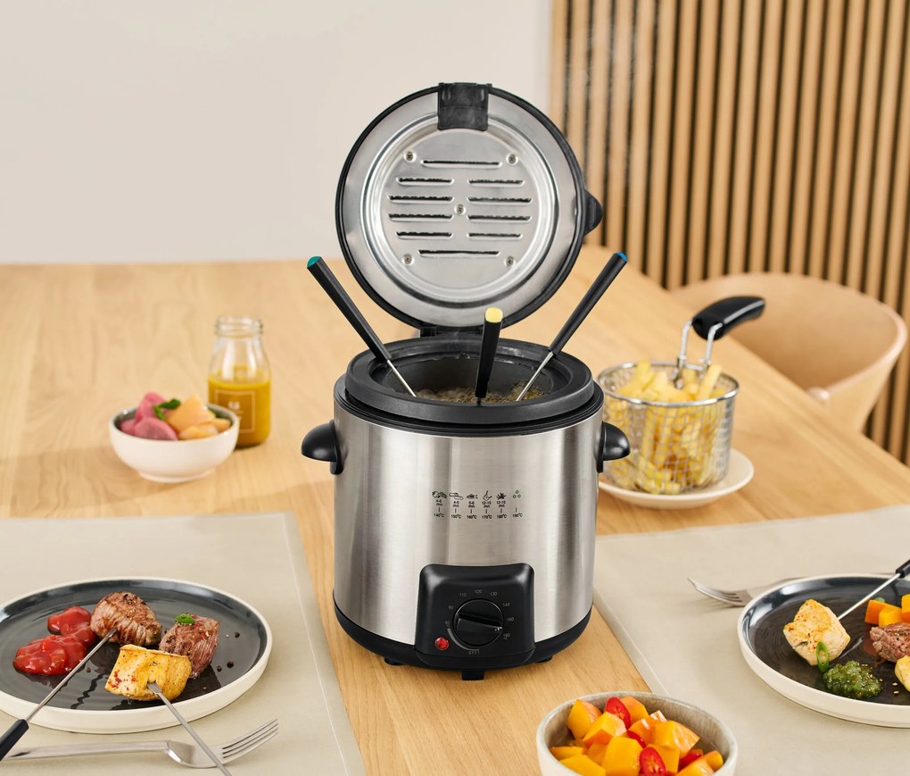 Mini fritéza a fondue