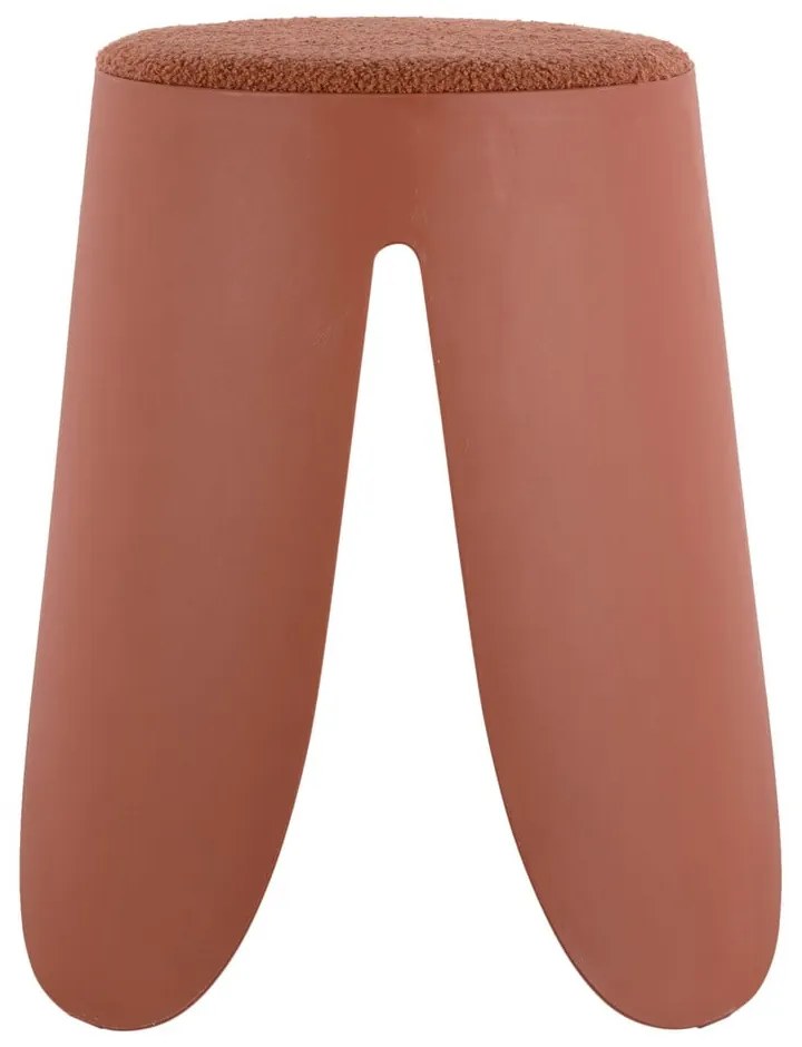 Svetločervená plastová stolička Savor – Leitmotiv