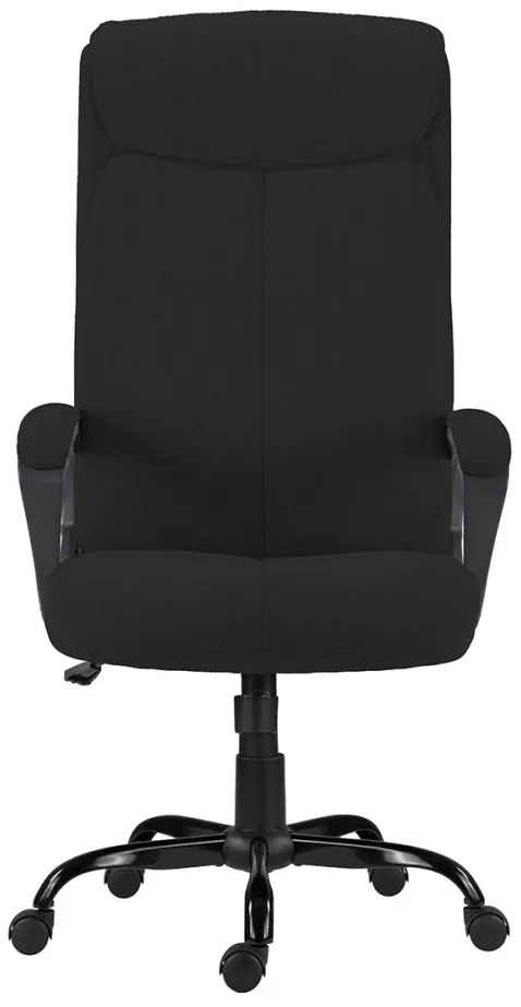 Kancelárske kreslo NEVADA XL — látka, čierna, nosnosť 150 kg