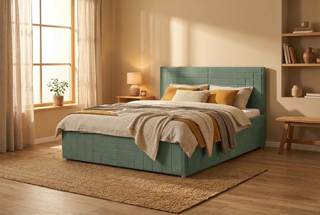 Postel FILI 140x200 cm Mätový S matracom