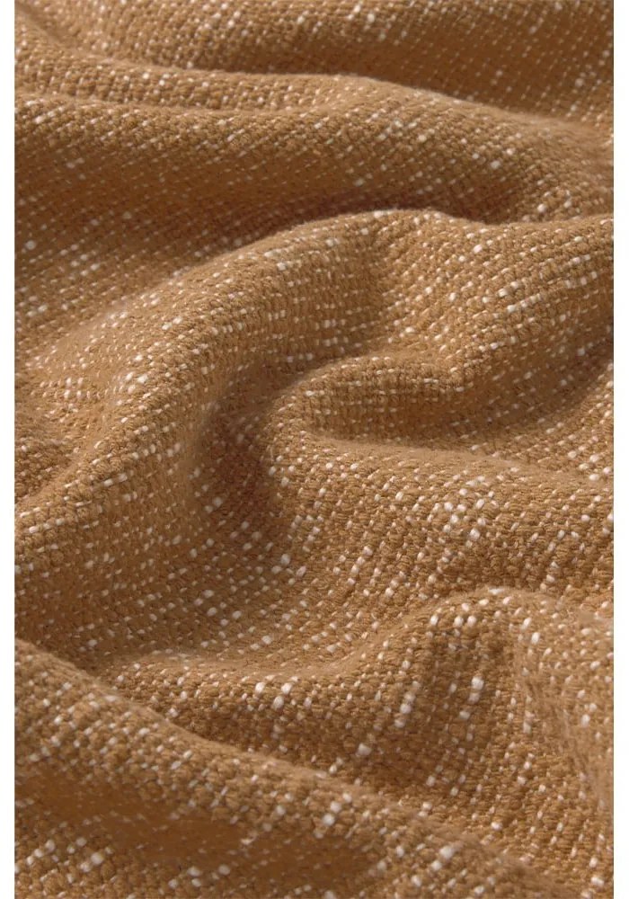 Okrovožltá bavlnená deka 130x180 cm Handloom – Lorena Canals