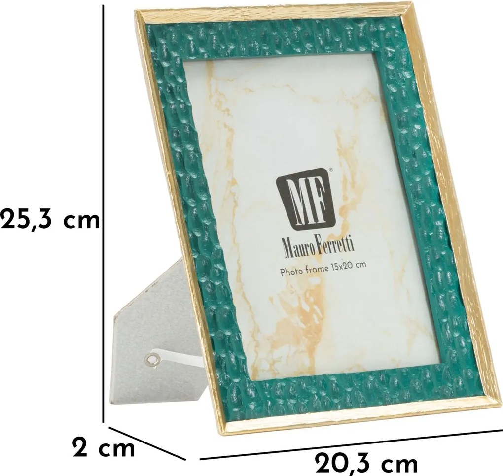 Fotorámik Grent 20,3x25,3 zelený/zlatý