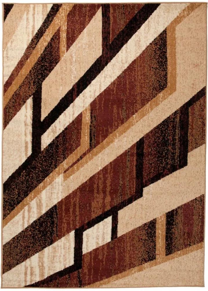 Kusový koberec PP Kendo hnedý, Velikosti 140x200cm
