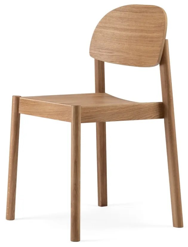 Jedálenská stolička z dubového dreva EMKO Citizen Oval