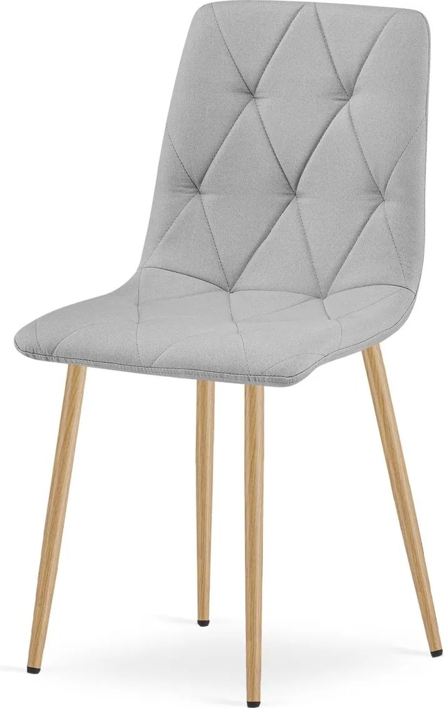 Svetlosivá jedálenská stolička LIBRA