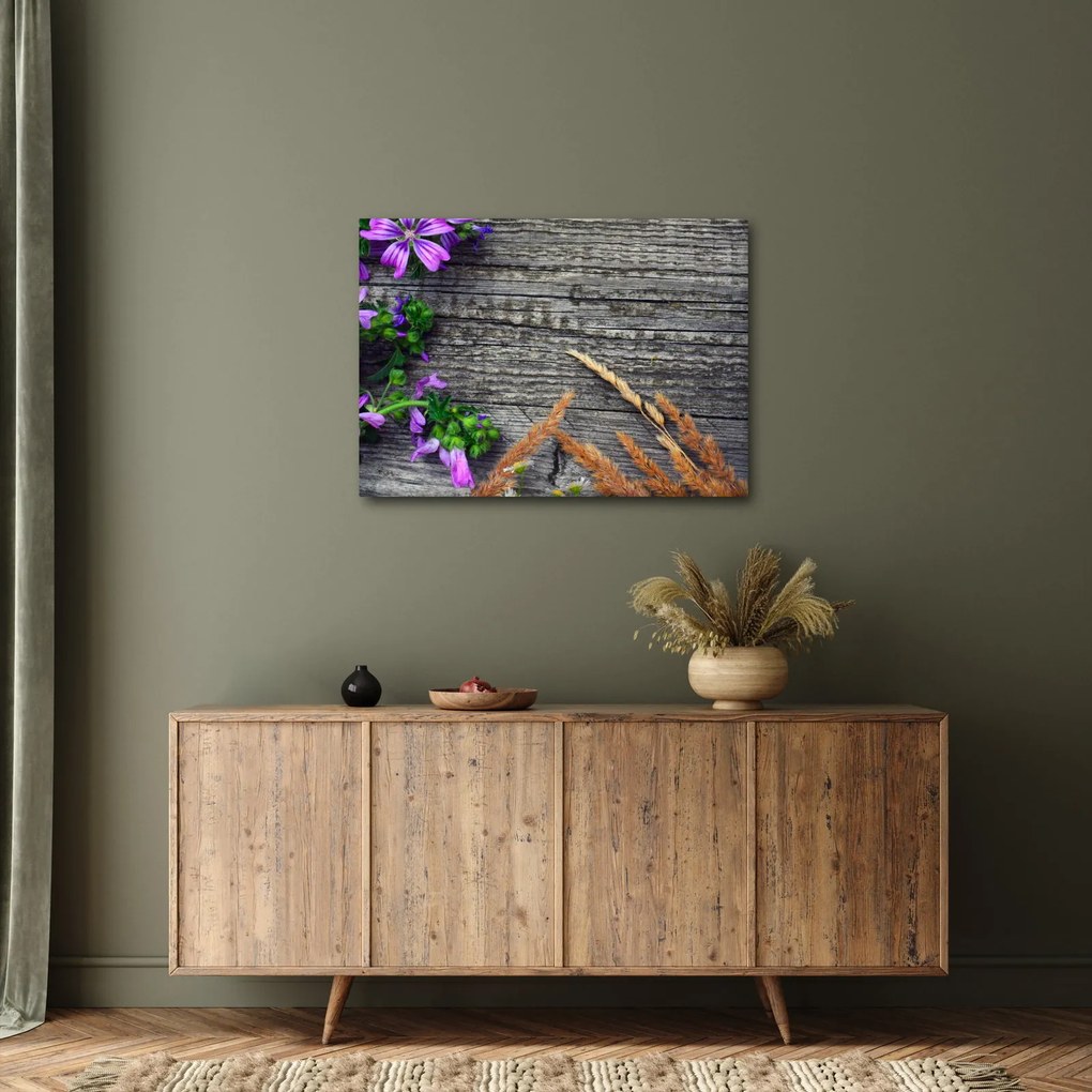 Obraz - lúčne kvety (70x50 cm)