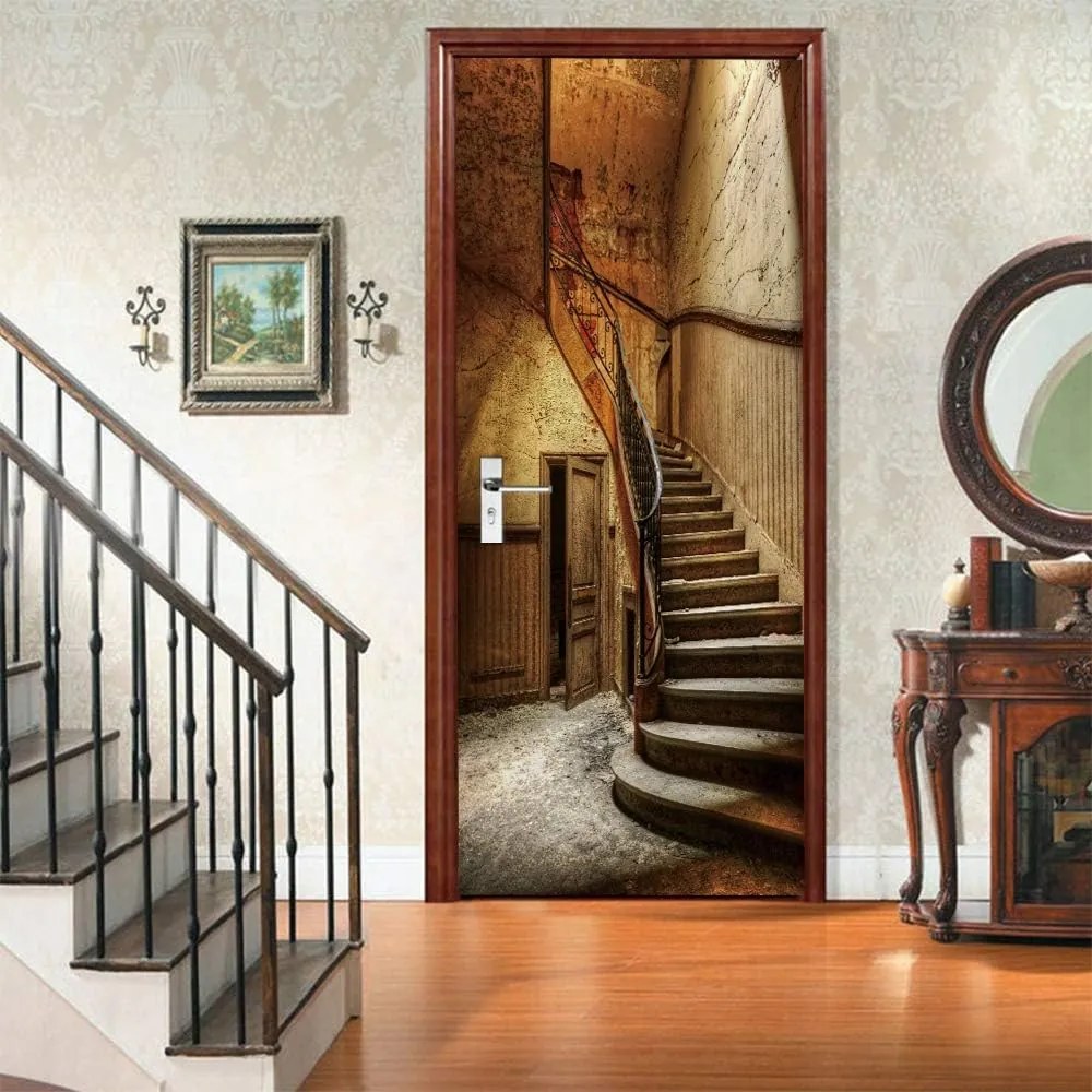 Fototapeta na dvere MONAMOUR STAIRS 86x200 cm
