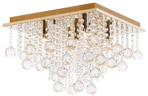 Zuma Line RLX92711-5GC - Stropné svietidlo RANGEL 5xG9/42W/230V zlatá