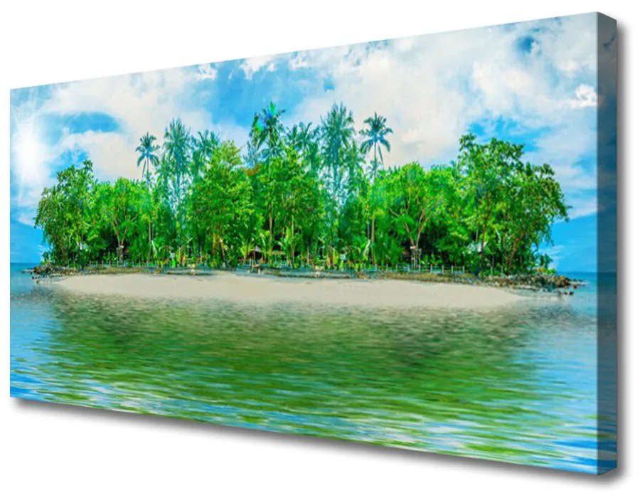 Obraz Canvas More ostrov krajina 140x70cm