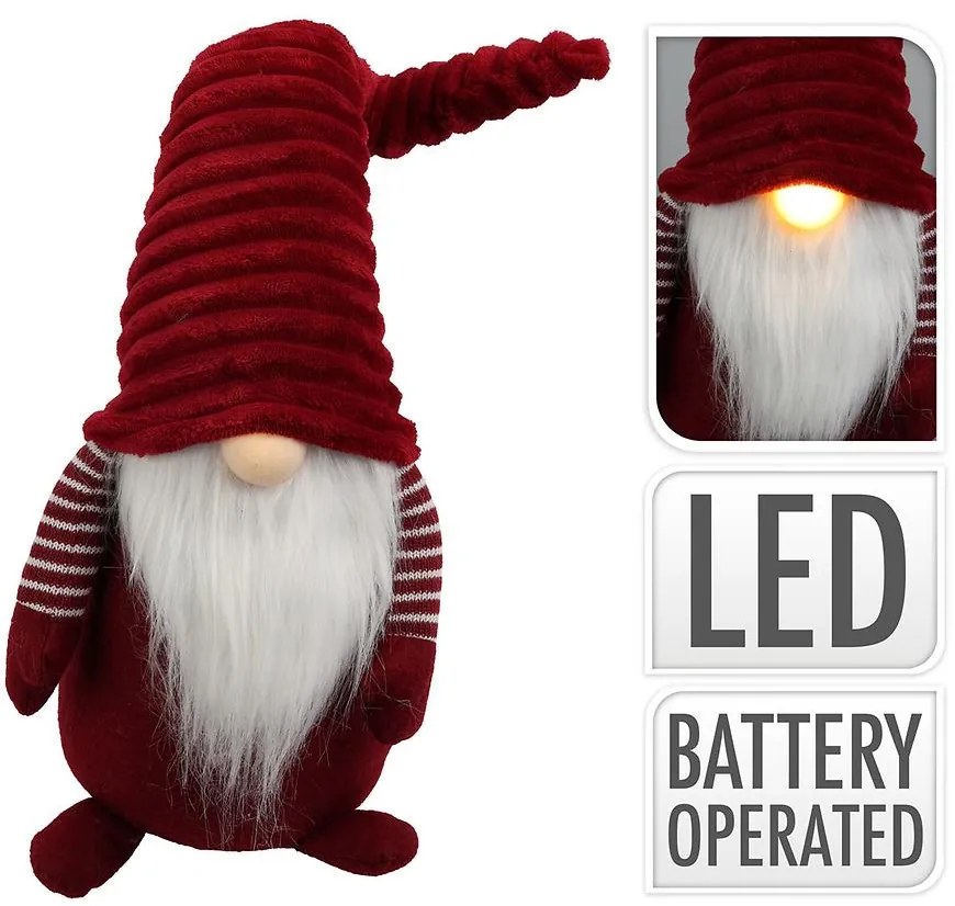 Trpaslík 57 cm burgundy CAA753630