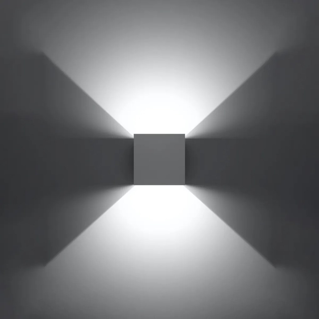 Nástenné LED svietidlo Luca, 1x LED 6w, 3000k, w