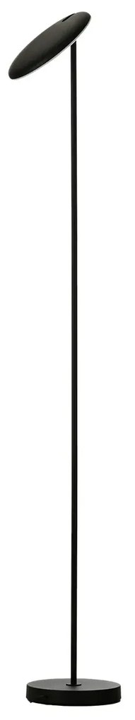 Podlahová lampa Carpa stmievatelná čierna