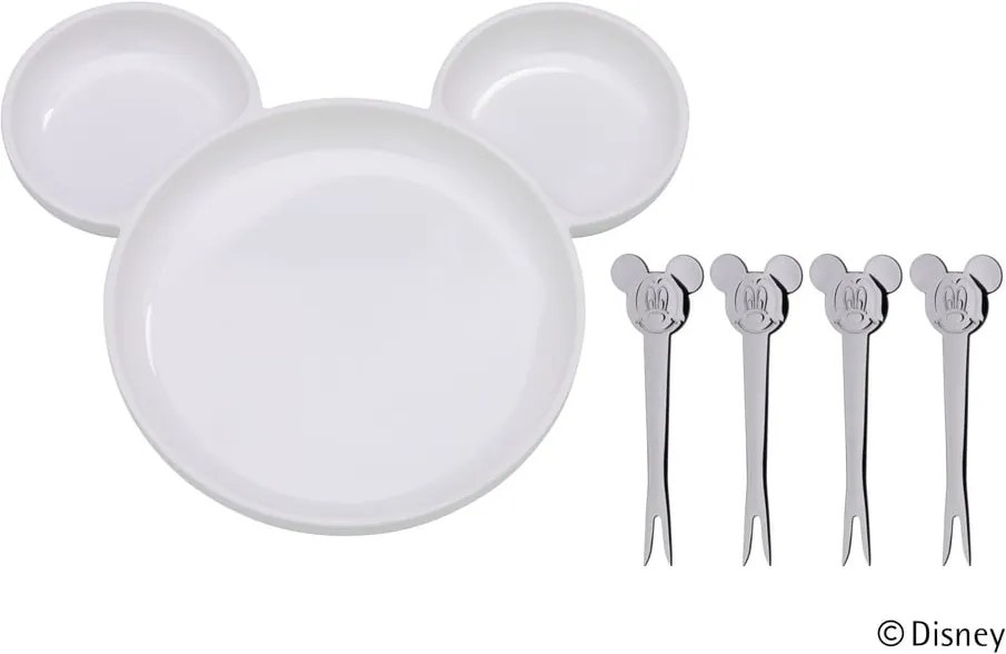 5-dielny detský jedálenský set WMF Cromargan® Mickey Mouse