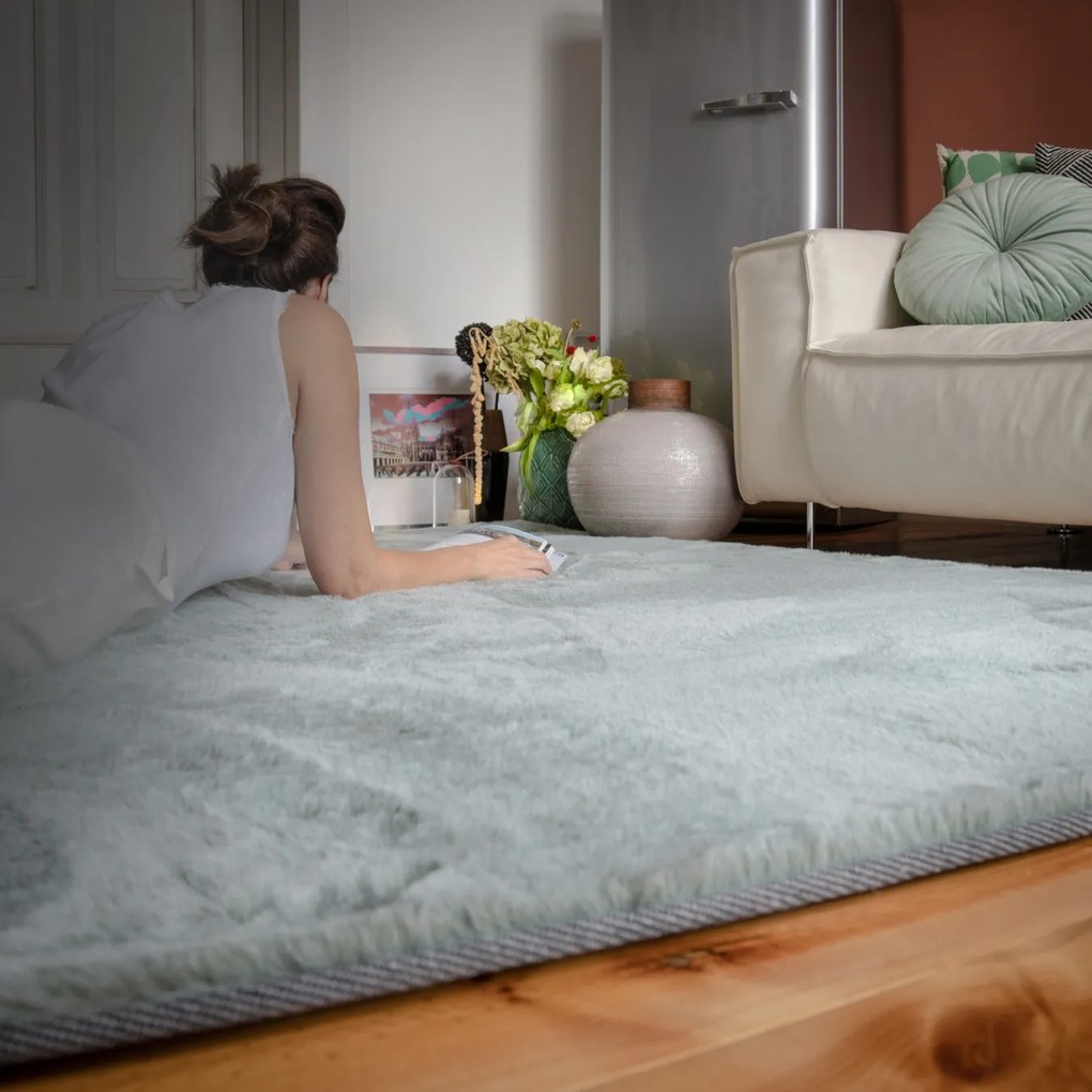 Obsession, AKCIA: 80x80 (průměr) kruh cm Kusový koberec My Jazz 730 jade, zelená, obývacia izba