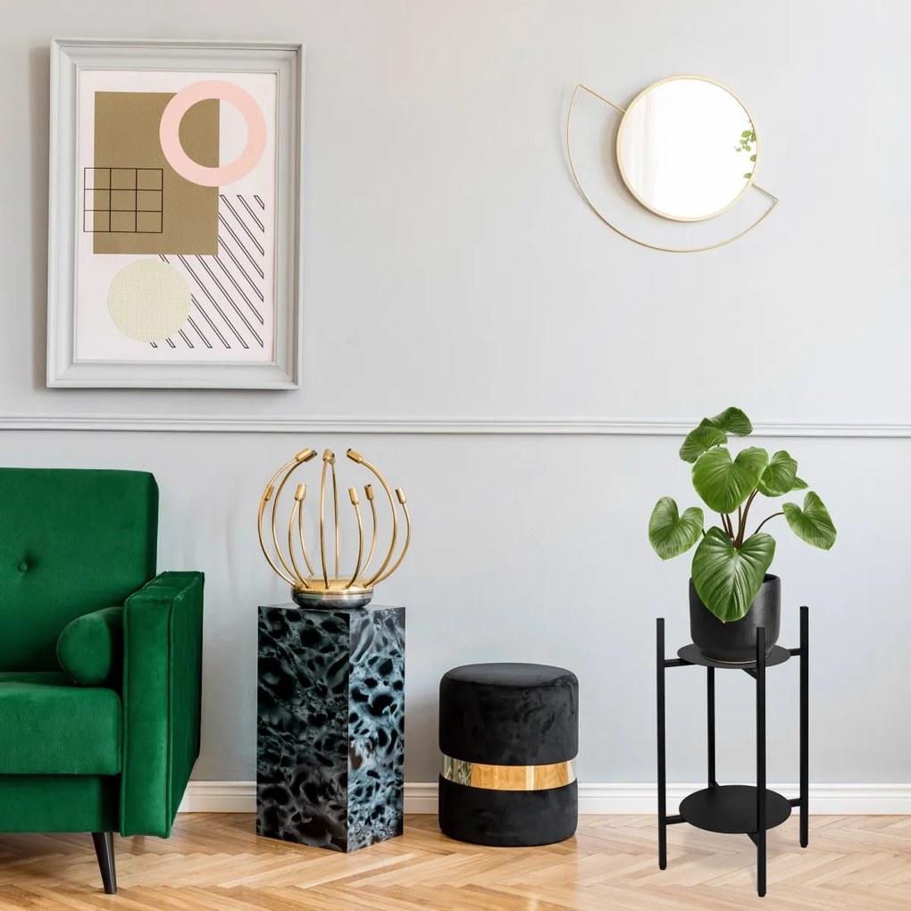 Stojan na kvety SAMIR čierny