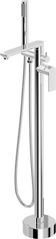Mexen Leda voľne stojaca vaňová batéria, chróm - 75633-00