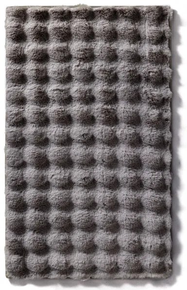 Kúpeľňový koberček Bubbles sivý