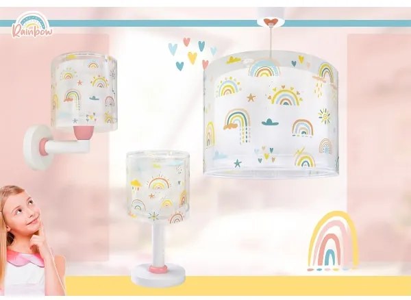 Dalber 41191 - Detská lampička RAINBOW 1xE14/8W/230V pestrofarebná