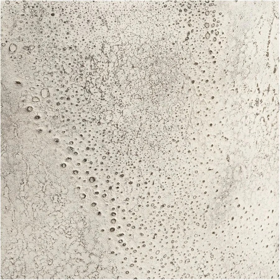 Krémovobiela kovová vysoká váza (výška 60,5 cm) Hou – House Nordic