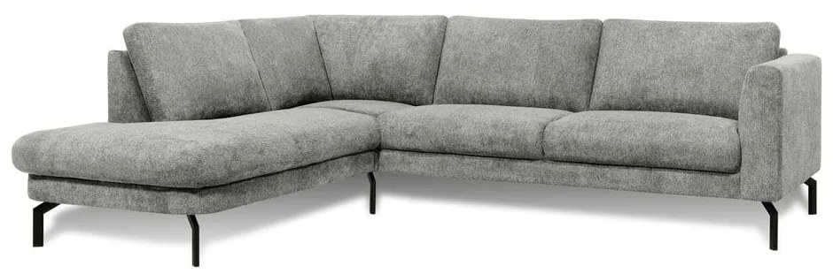 Svetlosivá rohová pohovka (ľavý roh) Gomero – Scandic