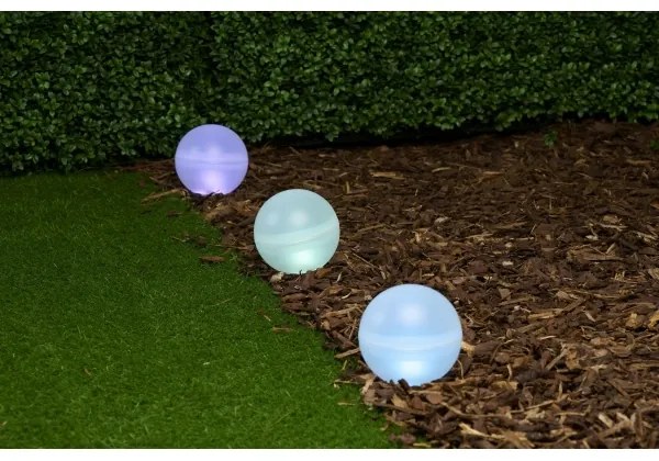 Grundig - SADA 5x LED RGBW Solárne svietidlo LED/3,2V IP44