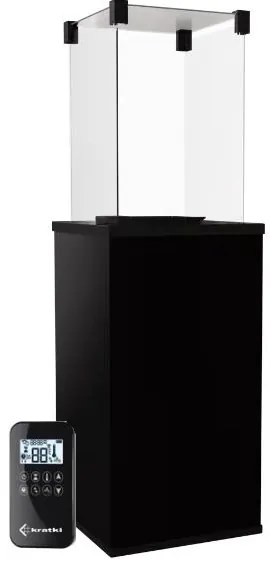 Luxusný ohrievač na terasu Nero Assoluto