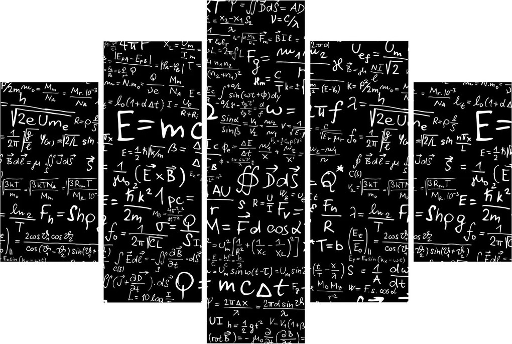 Obraz - Matematika (150x105 cm)