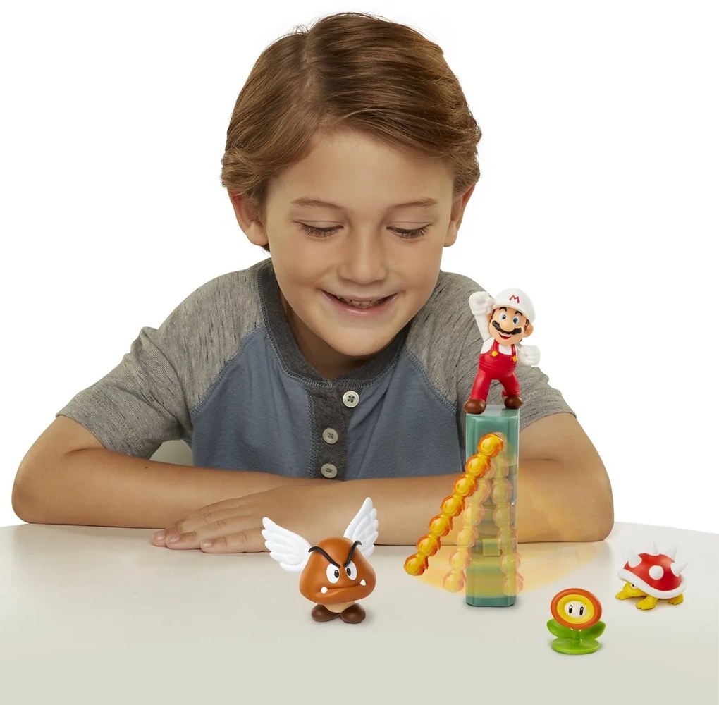 Super Mario Herná sada Lava s figúrkami, 6 cm