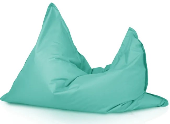 Vankúš na sedenie tyrkysový nylon