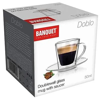 Banquet Doblo termo šálka na espresso 50 ml