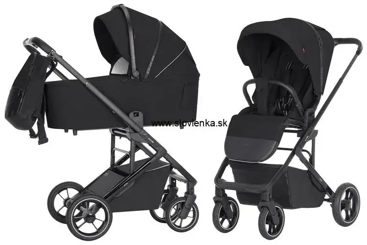Kočík 2in1 CARRELLO Alfa 2024 Midnight Black