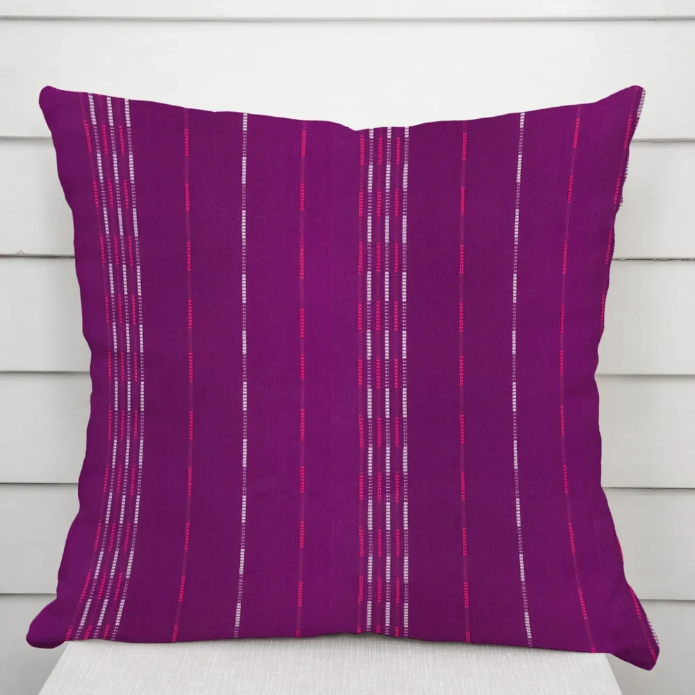 Biante Bavlnená obliečka na vankúš Olivia OL-002 Pásiky na fialovom 70 x 90 cm