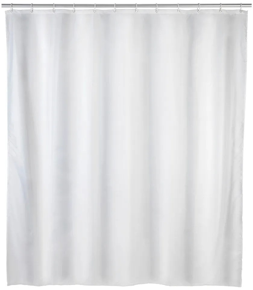 Biely sprchový záves Wenko Daylight