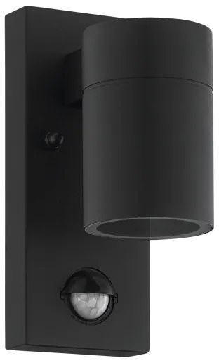 Eglo 99571 - LED Vonkajšie nástenné svietidlo so senzorom RIGA 1xGU10/3W/230V IP44