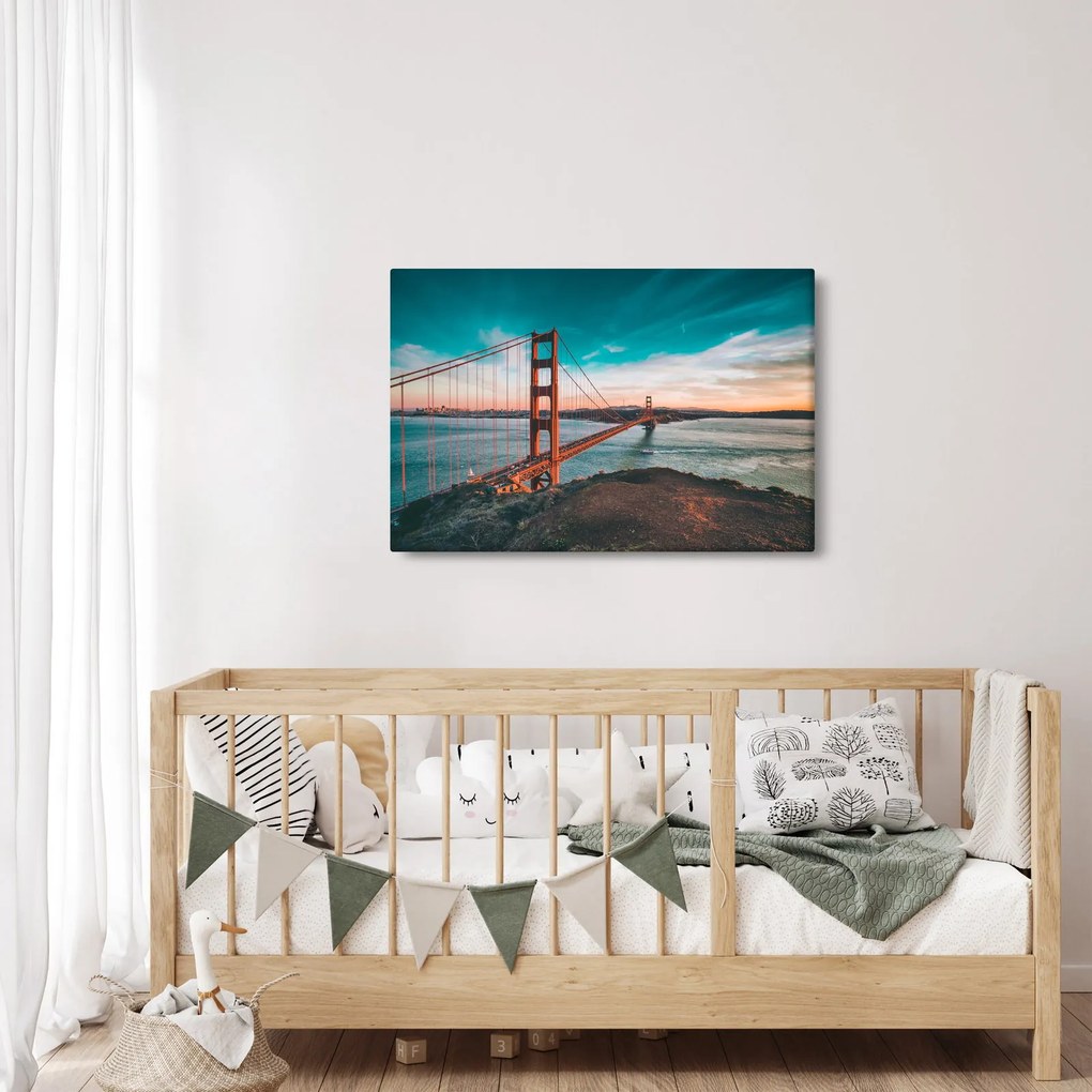 Obraz- Golden Gate, San Francisco (90x60 cm)
