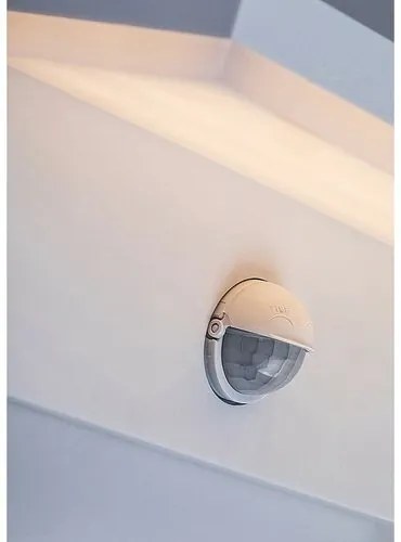 Rabalux 77116 vonkajšie nástenné LED svietidlo Zaragoza, so senzorom, 9W, IP54, biela